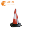 70cm reflective rubber traffic cone