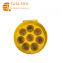 Solar sunflower round traffic warning light for road safety 