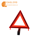  Retractable Traffic Cone Topper for Road SafetyCar Sign Red Emergency Warning Reflective Triangle with Sand Filled Base