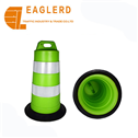 90cm rubber base reflective traffic barrel traffic drum