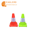 Reflective PVC traffic cone for roadway safety 