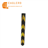 1200mm black and yellow reflective rubber corner guard